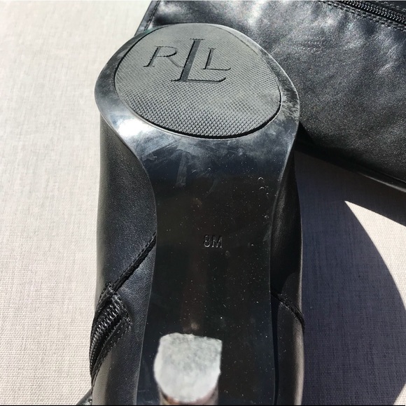 Ralph Lauren Burnished Calf Boots - Picture 7 of 7